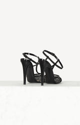 Pumps Lace in Schwarz