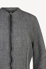 Blazer jacket in black / white
