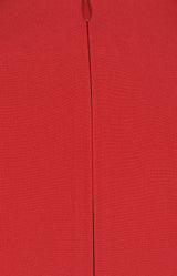 Bluse mit Volants-Ärmeln in Rot