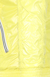 Down jacket in yellow