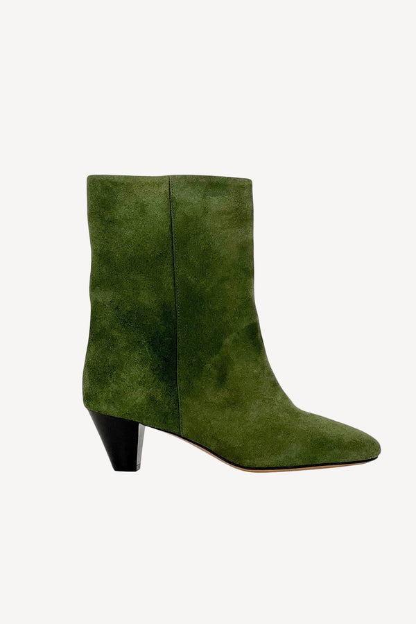 Ankle boot Dyna in green