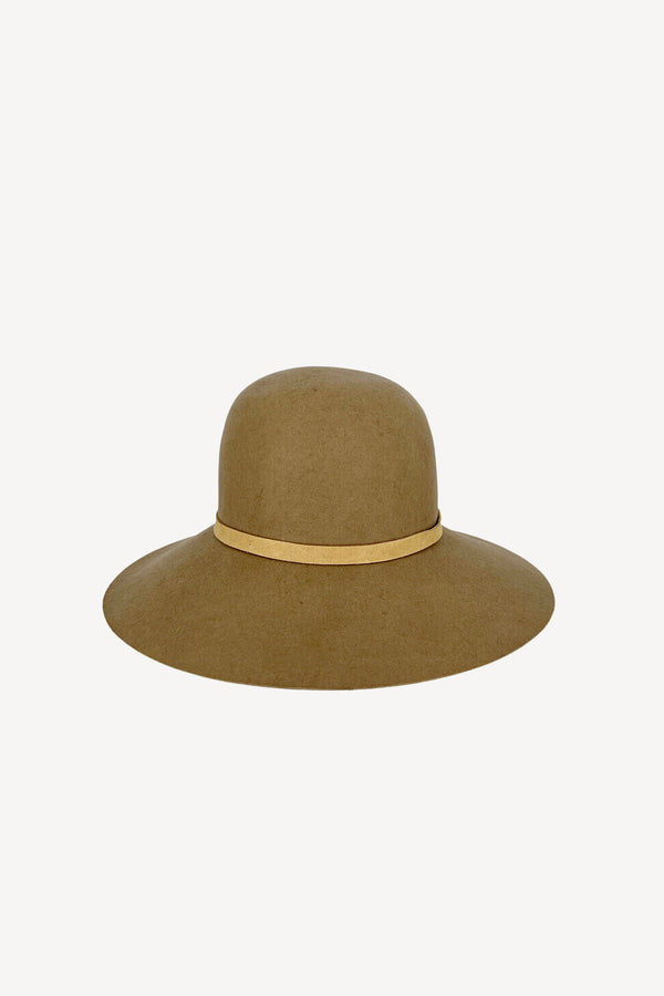 Wollhut in Beige