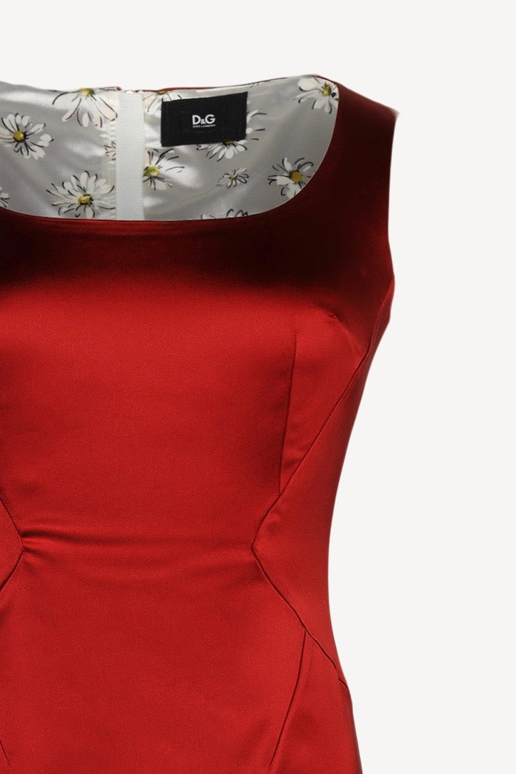Kleid in Rot