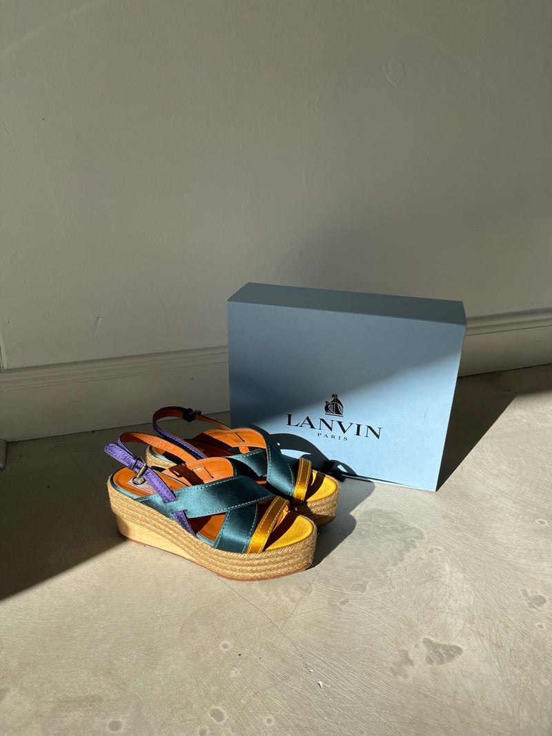 Wedge-Espadrilles in Multi
